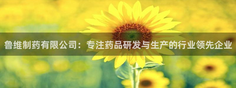 九游老哥俱乐部官网登录入口：鲁维制药有限公司：专注药品研发与生产的行业领先企业