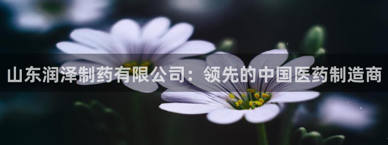 九游会老哥俱乐部官网：山东润泽制药有限公司：领先的中国医药制造商