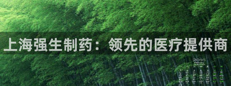 9游会老哥：上海强生制药：领先的医疗提供商
